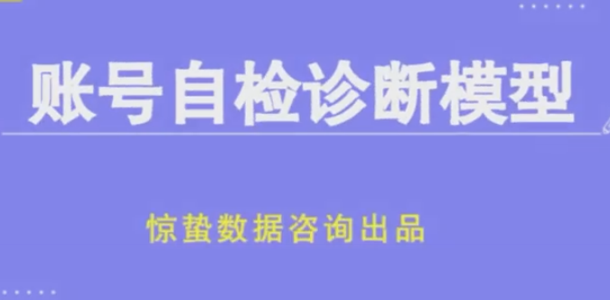 账号自检诊断模型