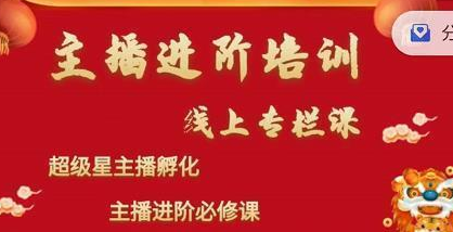 圣淘电商2022主播进阶培训线上专栏价值980元