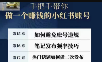 手把手教你做一个赚钱的小红书账号