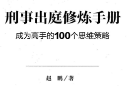 刑事出庭修炼手册：成为高手的100个思维策略