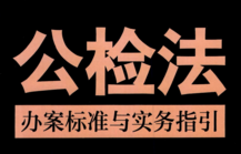 公检法办案标准与实务指引（共7册）202201 pdf版