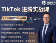 大山《TikTok进阶实战课》