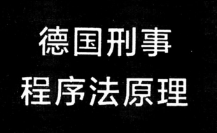  德国刑事程序法原理 202101 托马斯·魏根特 pdf版