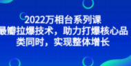 秋秋漫画电商2022万相台系列课