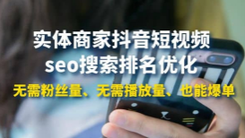 抖音短视频Seo搜索排名优化新手快速入门教程