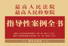 最高人民法院、最高人民检察院指导性案例全书