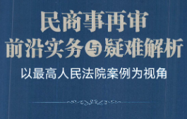 民商事再审前沿实务与疑难解析 丁义平 2023 pdf版