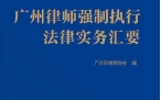 广州律师强制执行法律实务汇要 pdf版下载