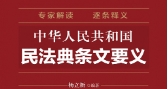 中华人民共和国民法典条文要义（上册+下册）杨