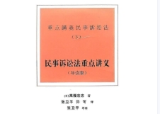 民事诉讼法重点讲义下 pdf版下载