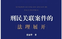 刑民关联案件的法理展开. 蔡福华2022 pdf版下载