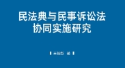 民法典与民事诉讼法协同实施研究 202208 王德新