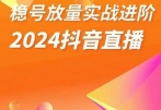 阿政-稳号放量实战进阶课2024抖音【网盘资源】