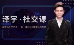 泽宇《如何成为顶级社交达人，拥有高价值人脉