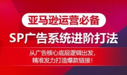 亚马逊运营必备： SP广告的系统进阶打法【网盘
