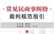 常见民商事纠纷裁判规范指引（全11卷）202011 秦