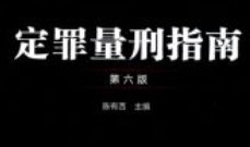 定罪量刑指南（第六版）202106 陈有西 pdf电子版下