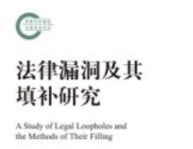 法律漏洞及其填补研究 曹磊 2024 pdf电子版下载