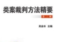 类案裁判方法精要（第三辑）吴金水 2024 pdf电子