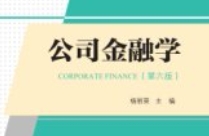 公司金融学 第六版 杨丽荣  2024 pdf电子版下载