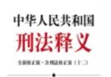 中华人民共和国刑法释义（8版）王爱立 2024 pdf电
