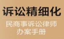 诉讼精细化：民商事诉讼律师办案手册 颜莉 20