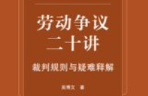 劳动争议二十讲：裁判规则与疑难释解 2025ocr p